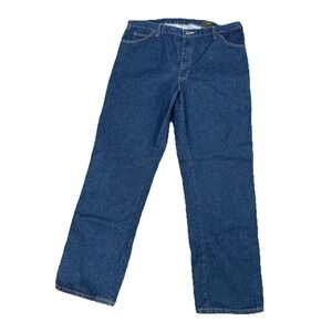 NWT 40x34 DICKIES STRAIGHT LEG HEAVYWEIGHT DENIM JEANS INDIGO men's Workwear‎